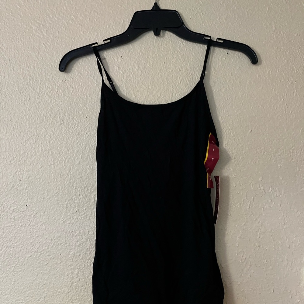 New black cami tank top